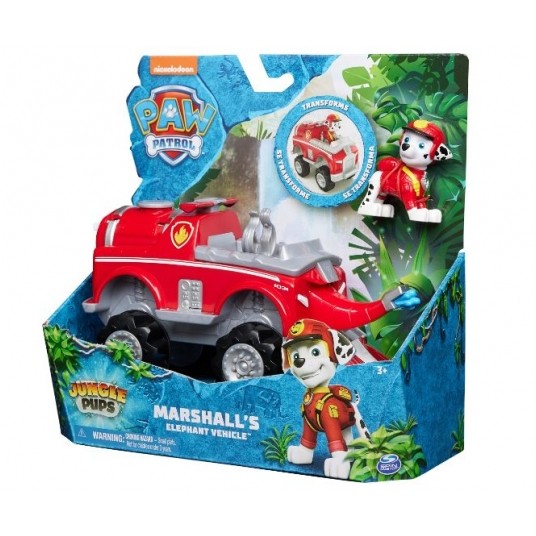 PSI PATROL JUNGLE PUPS WÓZ STRAŻACKI + MARSHALL /2 -zdjęcie numer 1