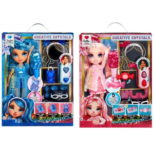 RAINBOW HIGH CREATIVE CRYSTALS DOLL ASST/ 3 -zdjęcie numer 1