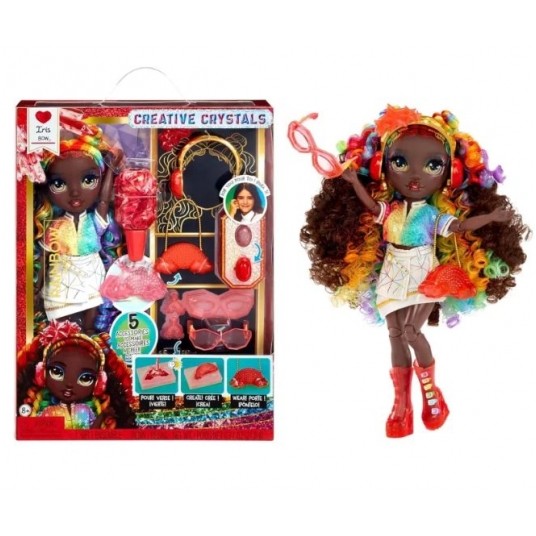 RAINBOW HIGH CREATIVE CRYSTALS DOLL IRIS /3 -zdjęcie numer 1