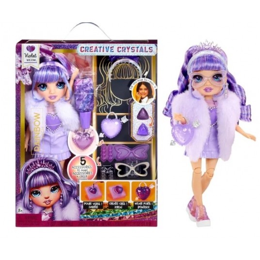 RAINBOW HIGH CREATIVE CRYSTALS VIOLET WILLOW/3 -zdjęcie numer 1
