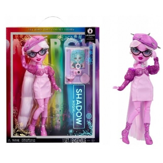 RAINBOW HIGH DOLL SHADOW HIGH LAVENDER LYNNE /3 -zdjęcie numer 1