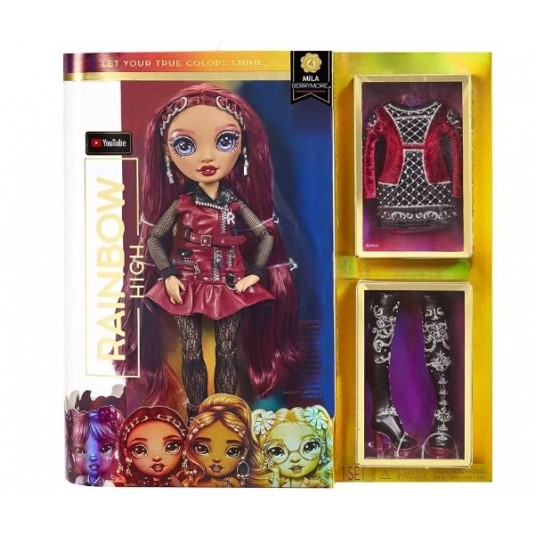 RAINBOW HIGH FASHION DOLL S4 MILA BERRYMORE /3 -zdjęcie numer 1