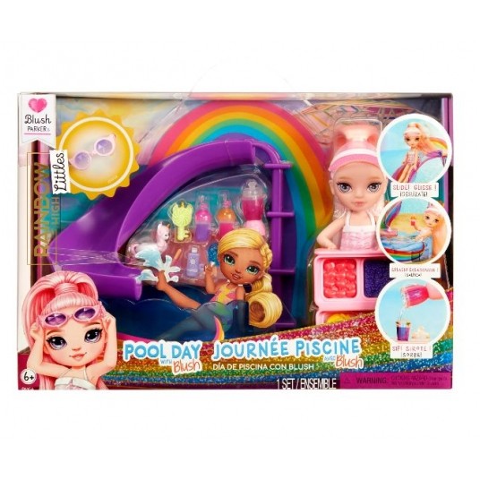 RAINBOW HIGH POOL DAY BASEN ZE ZJEŻDŻALNIĄ / -zdjęcie numer 1
