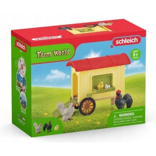 SCHLEICH FARM WORLD PRZENOŚNY KURNIK /12 -zdjęcie numer 1