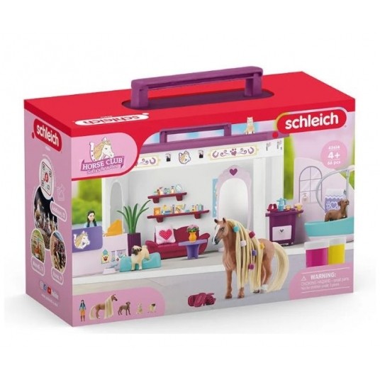 SCHLEICH HORSE CLUB ZESTAW SALON URODY DLA KONI /4 -zdjęcie numer 1