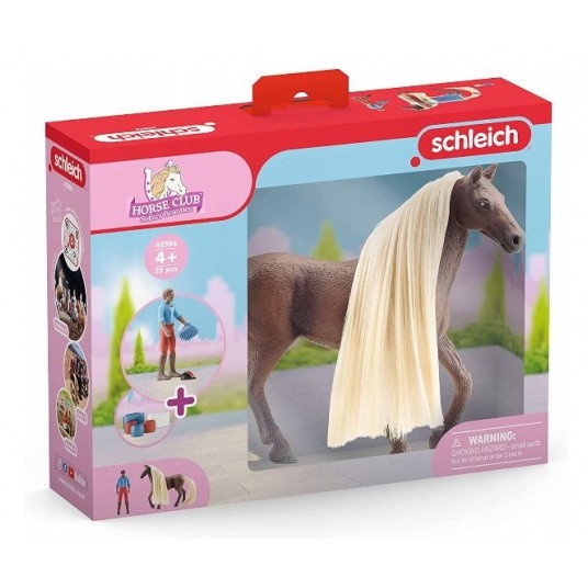 SCHLEICH HORSE CLUB ZESTAW STARTOWY LEO I ROCKY/3 -zdjęcie numer 1