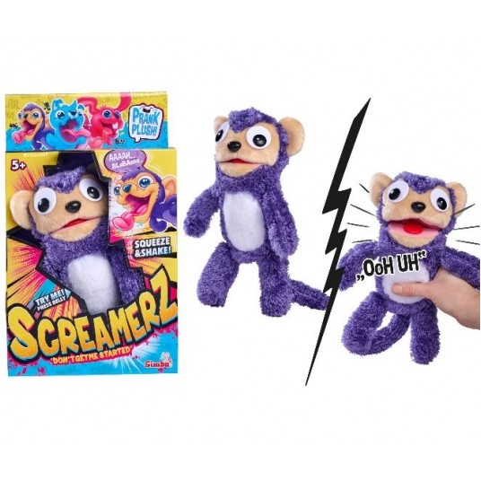 SIMBA SCREAMERZ INTERAKTYWNA MASKOTKA MAŁPKA/6 -zdjęcie numer 1