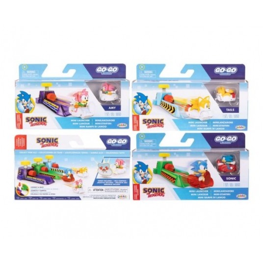 SONIC GO GO RACERS MINI LAUNCHERS FIGURKA ASST. /4 -zdjęcie numer 1