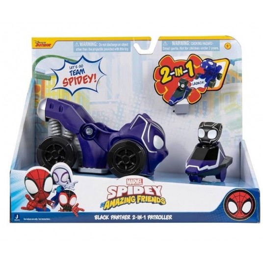 SPIDEY AMAZING FRIENDS AUTKO CZARNEJ PANTERY / -zdjęcie numer 1