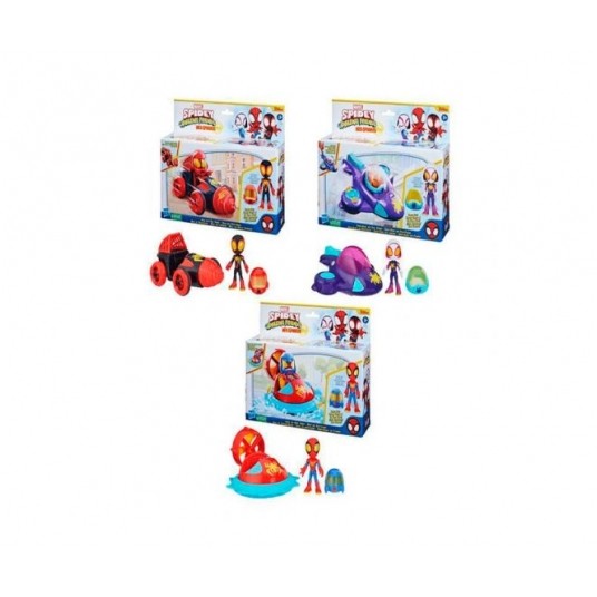 SPIDEY AMAZING FRIENDS FIGURKA + POJAZD ASST /3 -zdjęcie numer 1