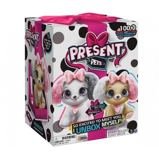 SPIN MASTER PRESENT PETS INTERAKTYWNY PIESEK -zdjęcie numer 1