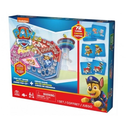 SPIN MASTER PSI PATROL ZESTAW GIER MEMO CHIŃCZYK/6 -zdjęcie numer 1