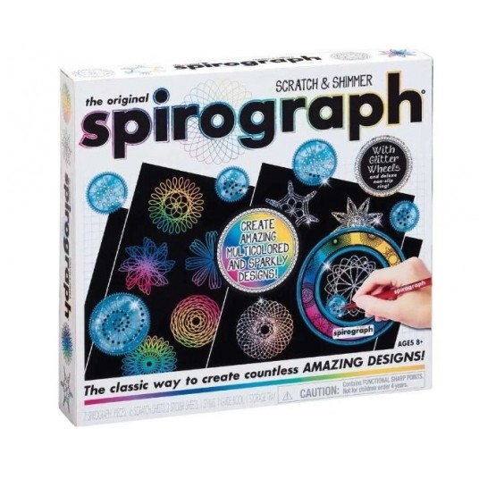 SPIROGRAPH SPIROGRAF SCRATCH AND SCHIMMER /6 -zdjęcie numer 1
