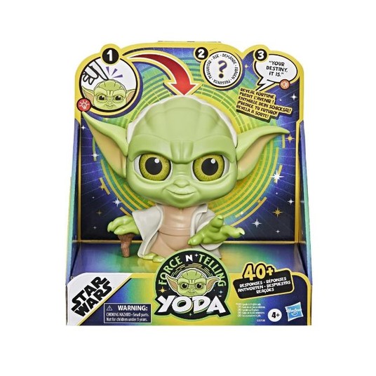 STAR WARS FORCE TELLING YODA FIGURKA SPEAKS ENGLISH / -zdjęcie numer 1