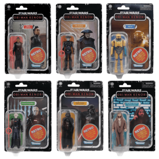 STAR WARS OBI-WAN KENOBI RETRO FIGURES /8 -zdjęcie numer 1