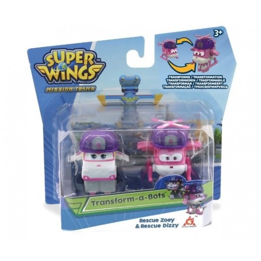 SUPER WINGS TRANSFORMUJĄCA FIGURKA ZOEY I DIZZY -zdjęcie numer 1