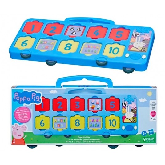 ŚWINKA PEPPA AUTOBUS 123 DO NAUKI LICZENIA /6 -zdjęcie numer 1