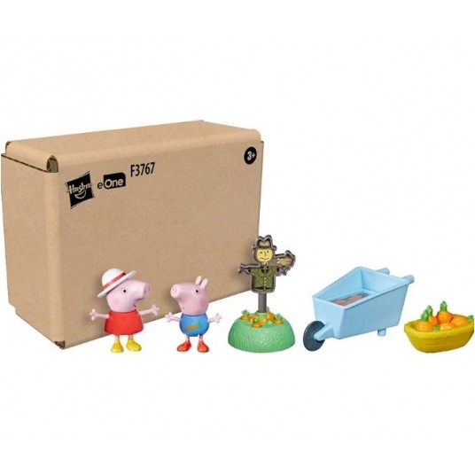 ŚWINKA PEPPA OGROD GARDEN+2 FIGURKI BROWN BOX /24 -zdjęcie numer 1