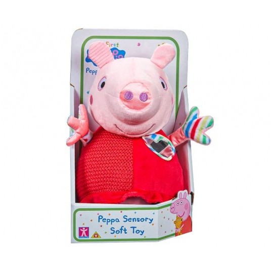 ŚWINKA PEPPA PLUSZOWA MASKOTKA SENSORYCZNA /6 -zdjęcie numer 1
