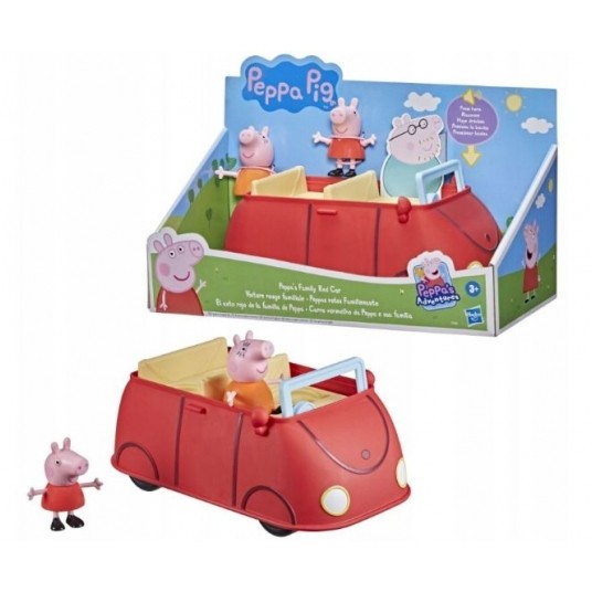 ŚWINKA PEPPA RODZINNY SAMOCHÓD + 2x FIGURKA /2 -zdjęcie numer 1