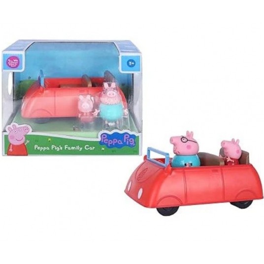 ŚWINKA PEPPA RODZINNY SAMOCHÓD + 2x FIGURKA /3 -zdjęcie numer 1