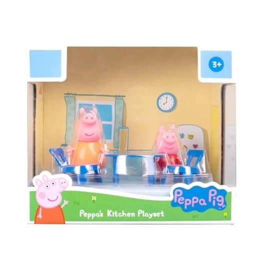 ŚWINKA PEPPA ZESTAW KUCHNIA + 2x FIGURKA /4 -zdjęcie numer 1