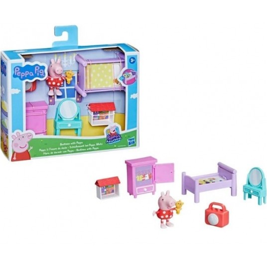 ŚWINKA PEPPA ZESTAW SYPIALNIA + FIGURKA /4 -zdjęcie numer 1