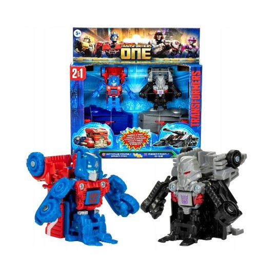 TRANSFORMERS ONE RACE CHANGERS FIGURKA OPTIMUS & MEGARTON / -zdjęcie numer 1