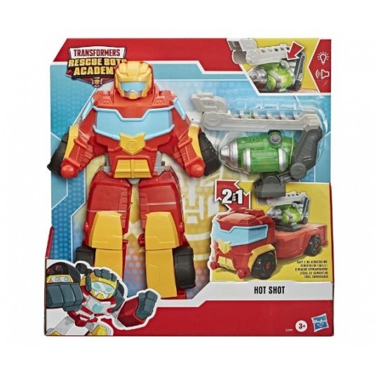 TRANSFORMERS RESCUE BOTS FIGURKA 2w1 HOT SHOT /2 -zdjęcie numer 1