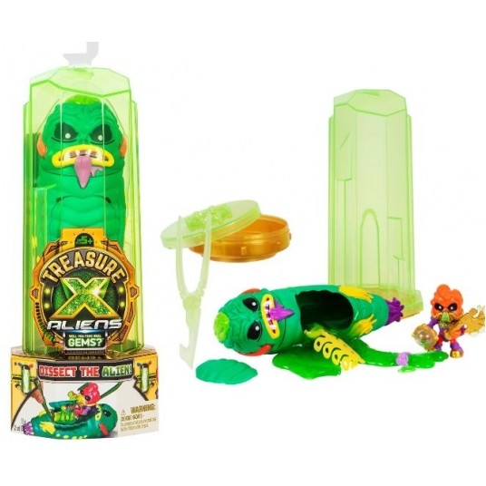 TREASURE X ALIENS KAPSUŁA Z FIGURKĄ GREEN / -zdjęcie numer 1