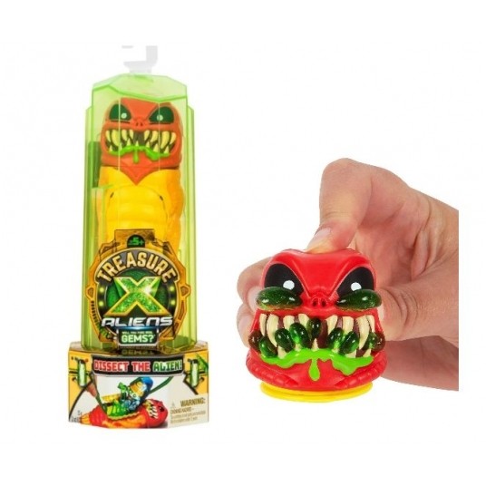 TREASURE X ALIENS KAPSUŁA Z FIGURKĄ RED -zdjęcie numer 1