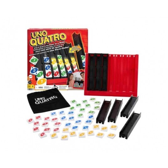 UNO QUATRO GRA PLANSZOWA MULTILINGUAL INSTRUCT /5 -zdjęcie numer 1