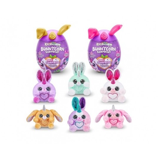 ZURU BUNNYCORN SURPRISE RAINBOCORNS KRÓLIK PIES/6 -zdjęcie numer 1