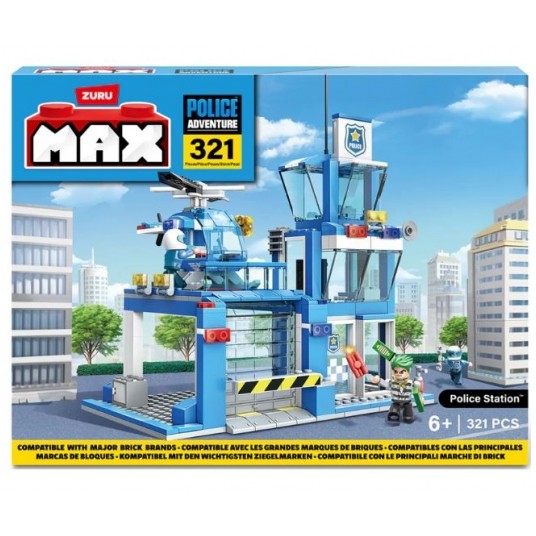 ZURU MAX CITY KLOCKI KOMISARIAT POLICJI 321el./12 -zdjęcie numer 1