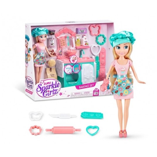 ZURU SPARKLE GIRLZ BAKE OFF DOLL LALKA KUCHARKA /4 -zdjęcie numer 1