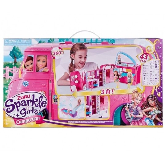 ZURU SPARKLE GIRLZ CAMPER KAMPER DLA LALEK /2 -zdjęcie numer 1