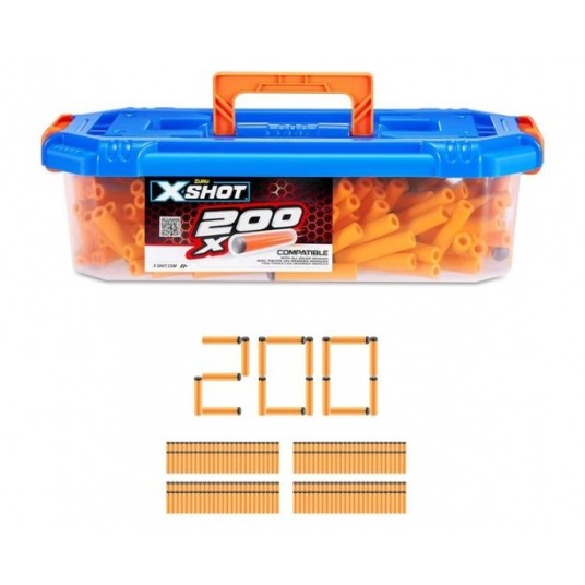 ZURU XSHOT ZESTAW STRZAŁEK EXCEL AMMO 200 SZT./6 -zdjęcie numer 1
