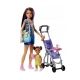 BARBIE SKIPPER LALKA OPIEKUNKA + BOBAS + WÓZEK /3 -zdjęcie numer 2