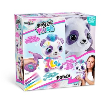 AIRBRUSH PLUSH PANDA PLUSZOWA MASKOTKA DO KOLOROWANIA /4