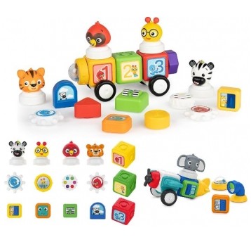 BABY EINSTEIN KLOCKI MAGNETYCZNE 20el. BROWN BOX/1
