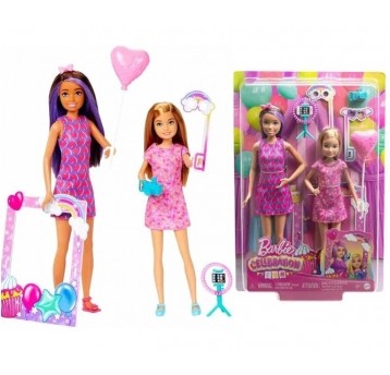 BARBIE CELEBRATION FUN LALKA SKIPPER I STACEY /4