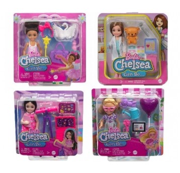 BARBIE CHELSEA LALKA KARIERA ASST /12