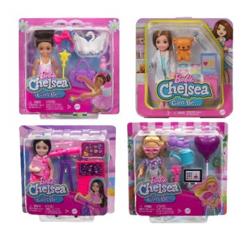 BARBIE CHELSEA LALKA KARIERA ASST /12
