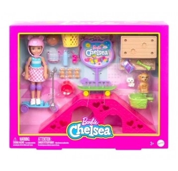 BARBIE CHELSEA ZESTAW SKATE PARK + LALKA /4