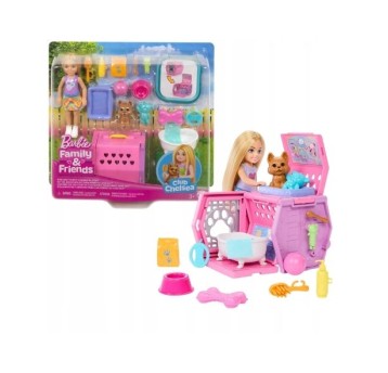BARBIE CHELSEA ZESTAW TRANSPORTER DLA PIESKA /