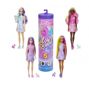 BARBIE COLOR REVEAL LALKA BALONOWE ZWIERZĄTKA /6