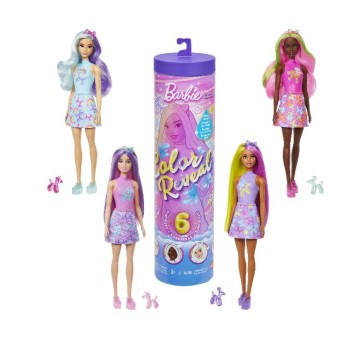 BARBIE COLOR REVEAL LALKA BALONOWE ZWIERZĄTKA /