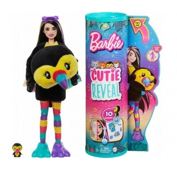 BARBIE CUTIE REVEAL LALKA W PRZEBRANIU - TUKAN /