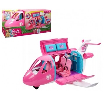 *** BARBIE DREAMHOUSE RÓŻOWY SAMOLOT + AKCESORIA/1