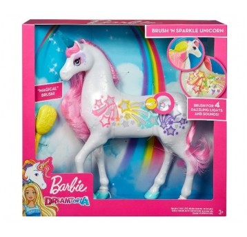 BARBIE DREAMTOPIA JEDNOROŻEC MAGICZNE WŁOSY